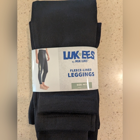 Lukees fleece lined leggings M-L - Picture 1 of 8
